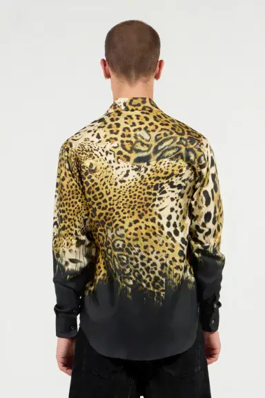 Roberto Cavalli Jaguar Skin print shirt | Thumbnail 3