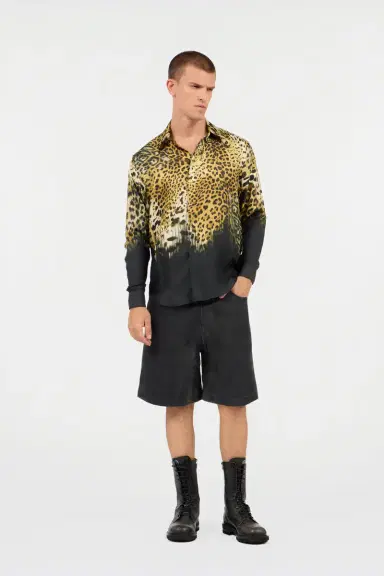 Roberto Cavalli Jaguar Skin print shirt | Thumbnail 7