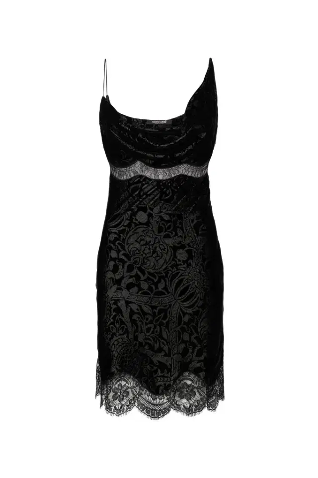 Roberto Cavalli Mini dress with lace