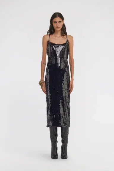 Roberto Cavalli Sequin Midi Dress | Thumbnail 2