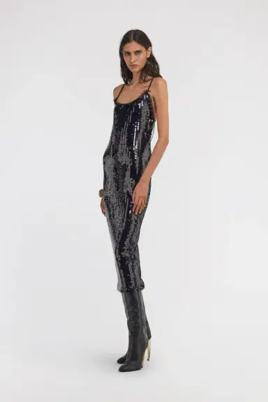 Roberto Cavalli Sequin Midi Dress | Thumbnail 4