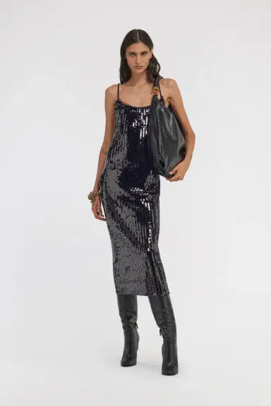 Roberto Cavalli Sequin Midi Dress | Thumbnail 5