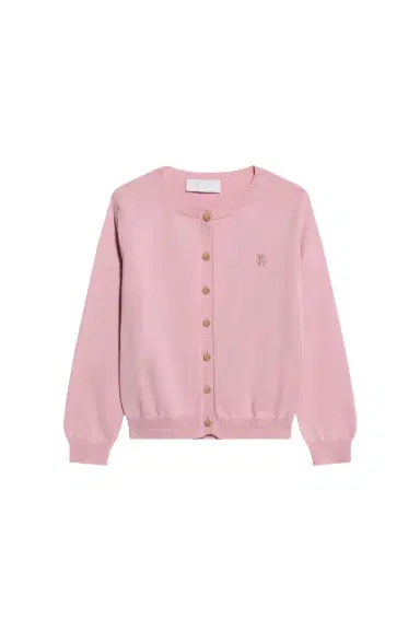 Roberto Cavalli Pink Cotton Cardigan | Thumbnail 1 Roberto Cavalli Pink Cotton Cardigan | Thumbnail 1