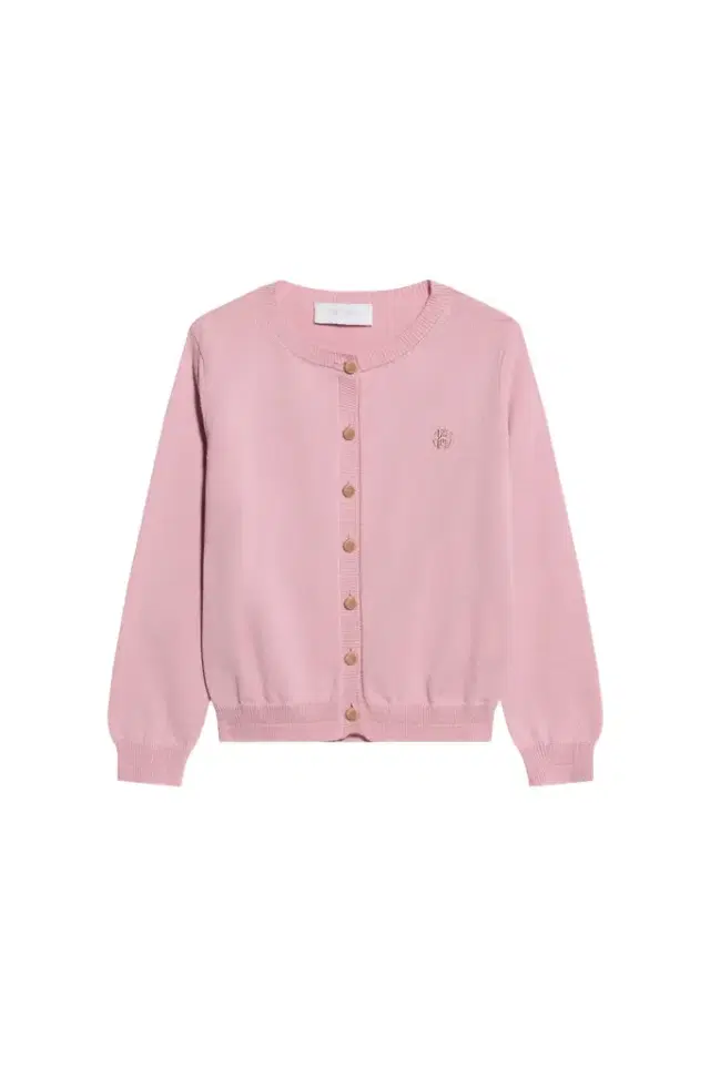 Pink Cotton Cardigan