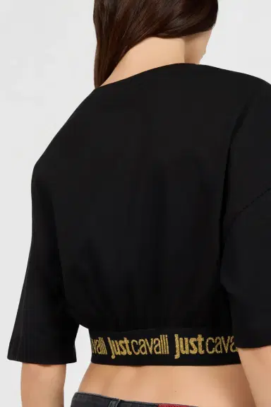 Roberto Cavalli Black T-Shirt | Thumbnail 5 Roberto Cavalli Black T-Shirt | Thumbnail 5