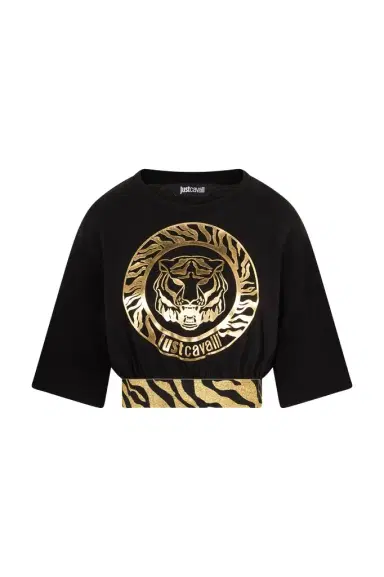 Roberto Cavalli Black T-Shirt | Thumbnail 1 Roberto Cavalli Black T-Shirt | Thumbnail 1