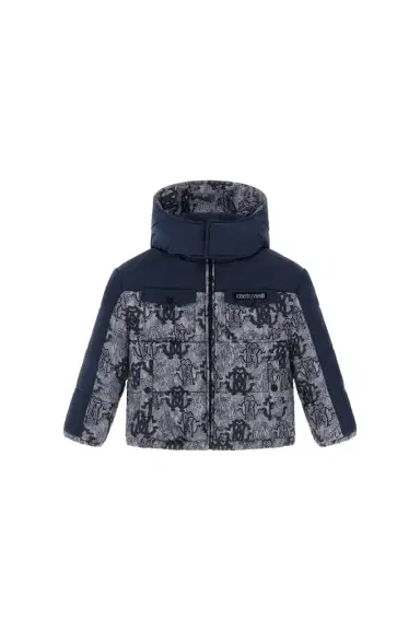 Roberto Cavalli Monogram Puffer Jacket | Thumbnail 1 Roberto Cavalli Monogram Puffer Jacket | Thumbnail 1