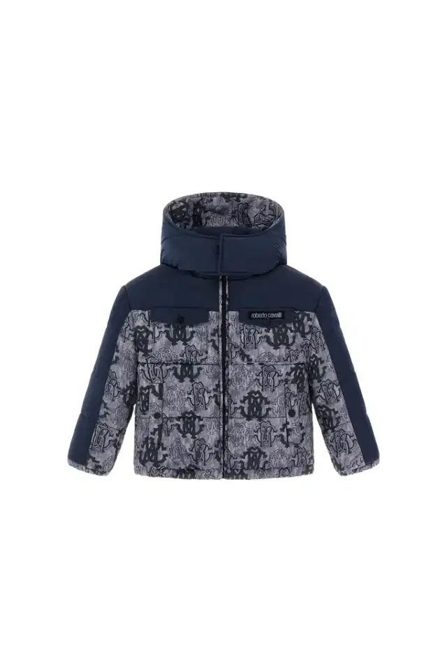 Roberto Cavalli Monogram Puffer Jacket