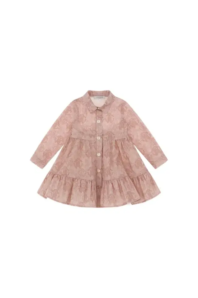 Roberto Cavalli Baroque Buttoned Dress