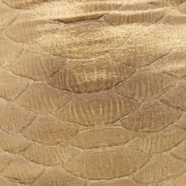 Roberto Cavalli Golden Beige Jumpsuit with Serpentine Print | Thumbnail 4