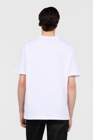 Roberto Cavalli White T-Shirt with Logo | Thumbnail 3