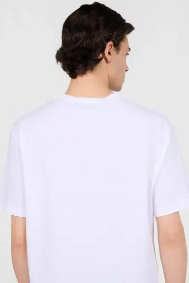 Roberto Cavalli White T-Shirt with Logo | Thumbnail 5