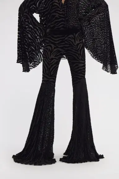 Roberto Cavalli Zebra Velvet Devorè | Thumbnail 2