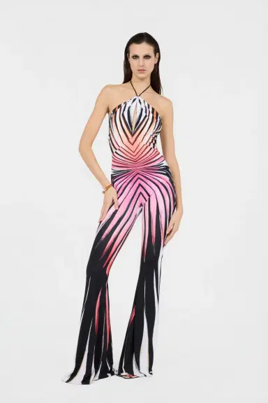 Roberto Cavalli Ray Of Paradise Print Jumpsuits | Thumbnail 6 Roberto Cavalli Ray Of Paradise Print Jumpsuits | Thumbnail 6