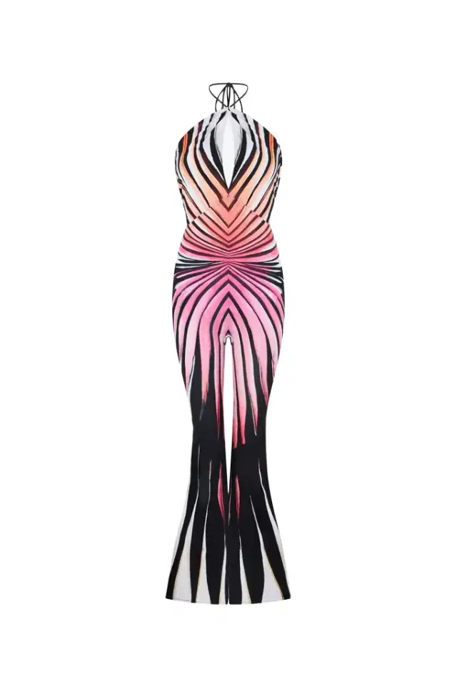 Roberto Cavalli Ray Of Paradise Print Jumpsuits