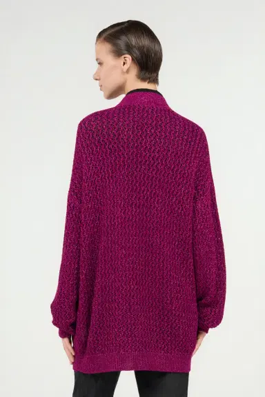 Roberto Cavalli Lurex knit cardigan | Thumbnail 3