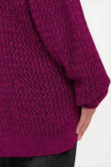Roberto Cavalli Lurex knit cardigan | Thumbnail 6