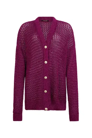 Roberto Cavalli Lurex knit cardigan | Thumbnail 1