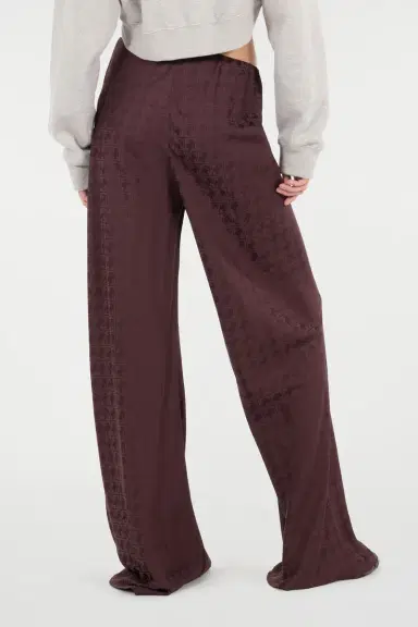 Roberto Cavalli Loose Pants With Mirror Snake Monogram | Thumbnail 3