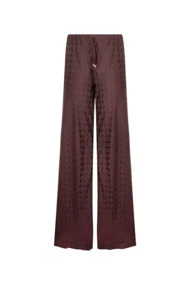 Roberto Cavalli Loose Pants With Mirror Snake Monogram | Thumbnail 1