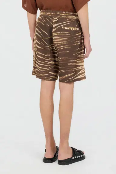 Roberto Cavalli Natural Barb Print Bermuda Shorts | Thumbnail 3