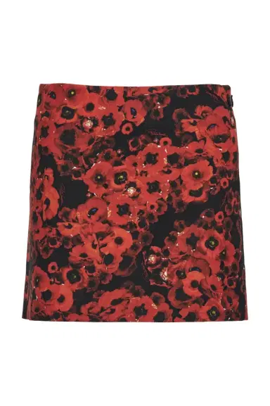 Roberto Cavalli Miniskirt with Flower print | Thumbnail 1