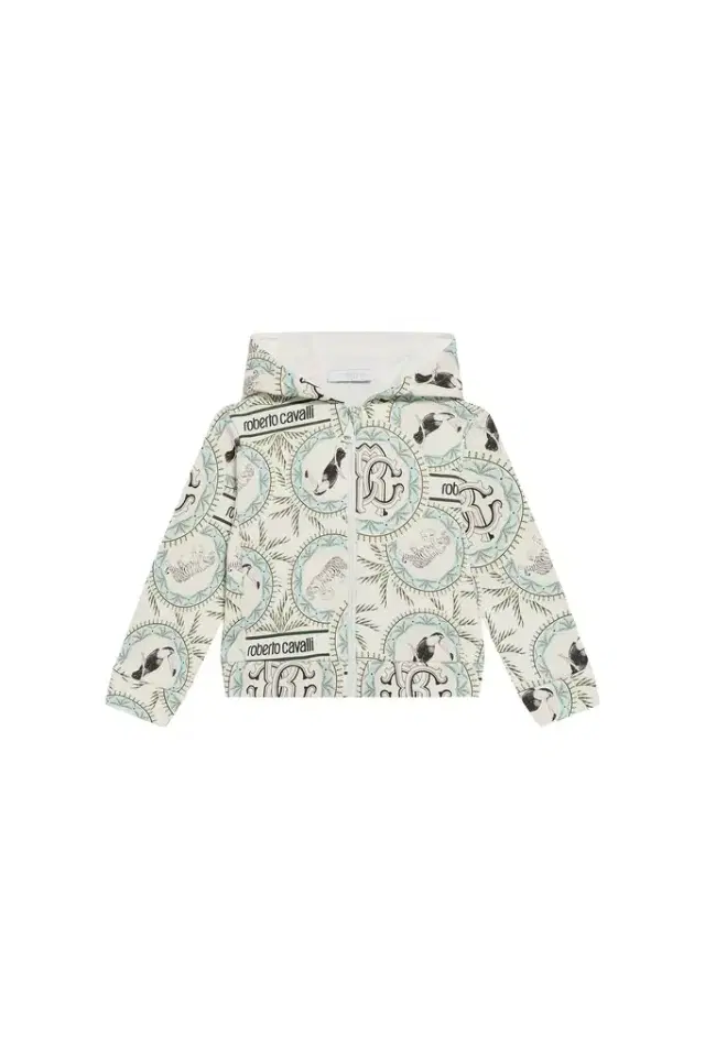 Maiolica Print Hooded Sweatshirt