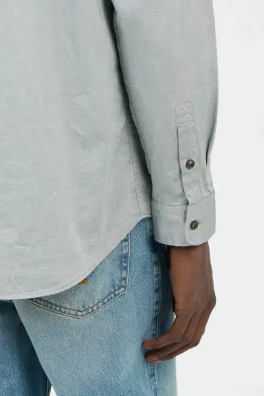 Roberto Cavalli Light Grey Shirt with Monogram RC Embroidery | Thumbnail 5 Roberto Cavalli Light Grey Shirt with Monogram RC Embroidery | Thumbnail 5
