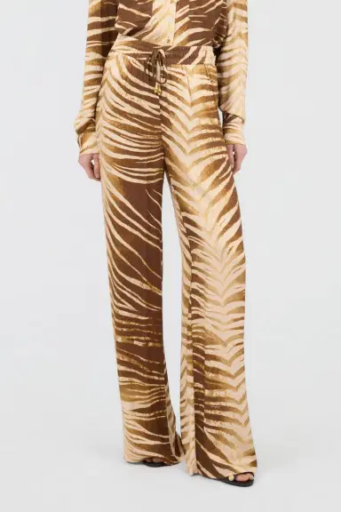 Roberto Cavalli Natural Barb Print Trousers | Thumbnail 2 Roberto Cavalli Natural Barb Print Trousers | Thumbnail 2