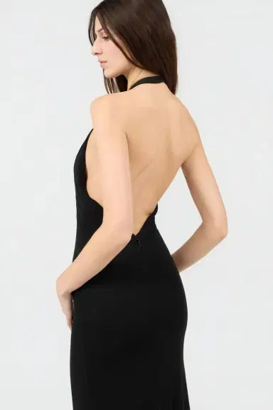 Roberto Cavalli Black Midi Dress | Thumbnail 5 Roberto Cavalli Black Midi Dress | Thumbnail 5
