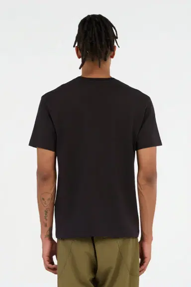 Roberto Cavalli Black T-Shirt With Gold Logo | Thumbnail 3 Roberto Cavalli Black T-Shirt With Gold Logo | Thumbnail 3
