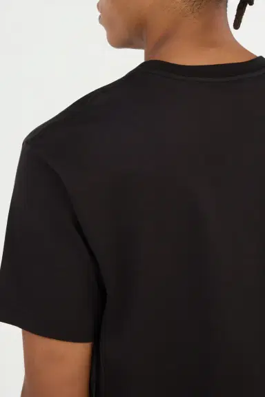 Roberto Cavalli Black T-Shirt With Gold Logo | Thumbnail 5 Roberto Cavalli Black T-Shirt With Gold Logo | Thumbnail 5