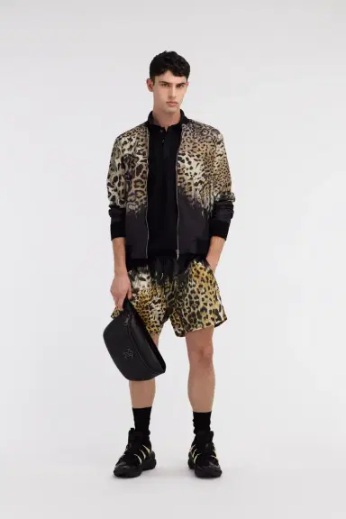 Roberto Cavalli Jaguar Skin print bomber jacket | Thumbnail 5