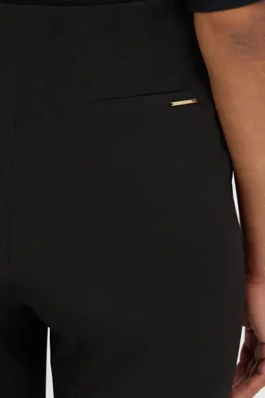 Roberto Cavalli Black Flared Trousers With Buckle | Thumbnail 5