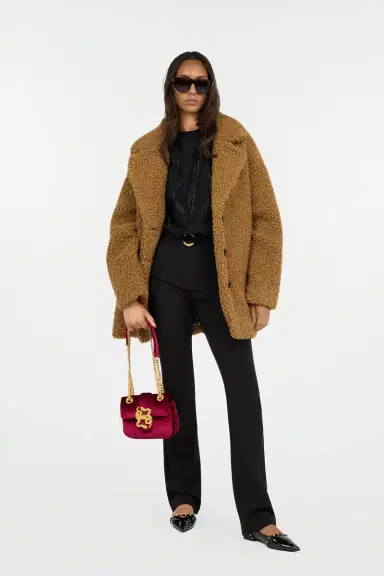 Roberto Cavalli Black Flared Trousers With Buckle | Thumbnail 6