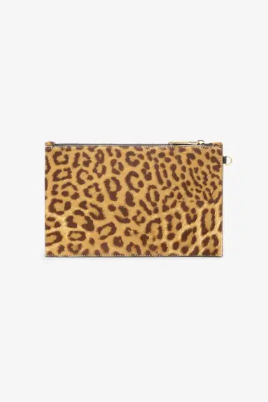 Roberto Cavalli Small Jaguar-Skin Print Clutch | Thumbnail 3