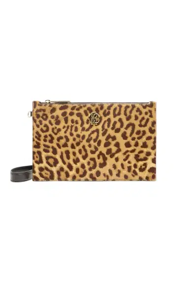 Roberto Cavalli Small Jaguar-Skin Print Clutch | Thumbnail 1
