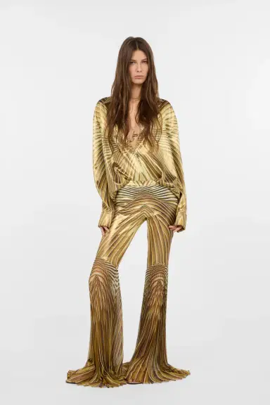 Roberto Cavalli Silk Shirt with Iside Print | Thumbnail 7 Roberto Cavalli Silk Shirt with Iside Print | Thumbnail 7