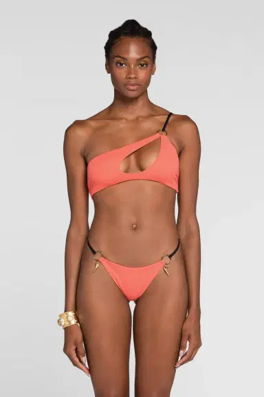 Roberto Cavalli Cut-out one-shoulder bikini top | Thumbnail 3