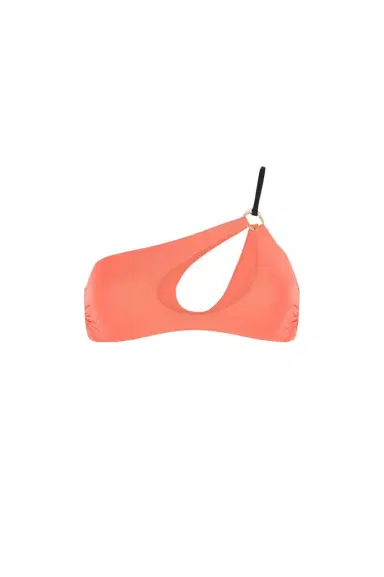 Roberto Cavalli Cut-out one-shoulder bikini top | Thumbnail 1