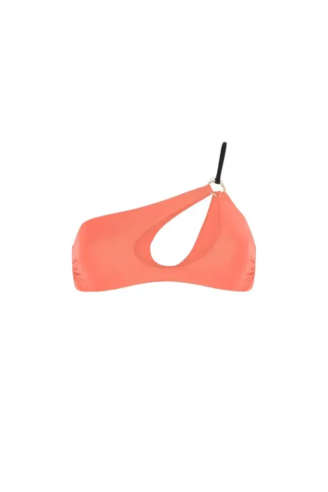 Roberto Cavalli Cut-out one-shoulder bikini top