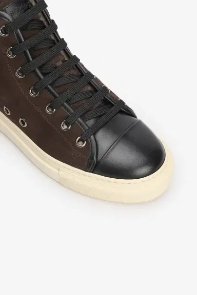 Roberto Cavalli High-top sneakers chocolate with RC monogram | Thumbnail 5