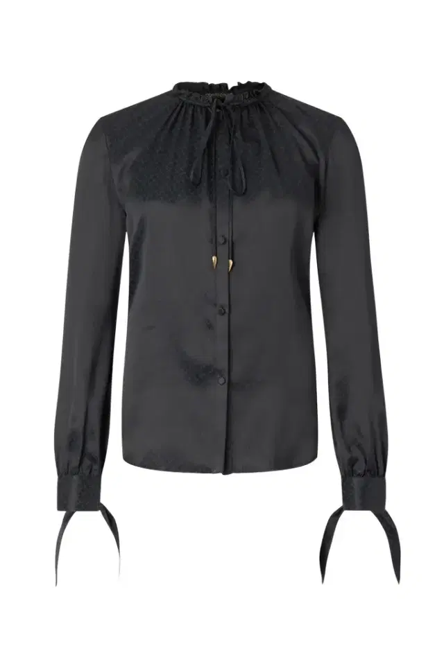 Roberto Cavalli Snake-Effect Silk Shirt