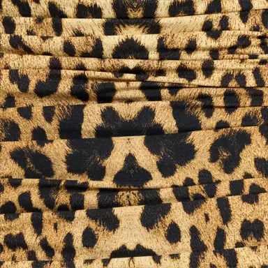 Roberto Cavalli Midi Dress With Jaguar Skin Print | Thumbnail 4