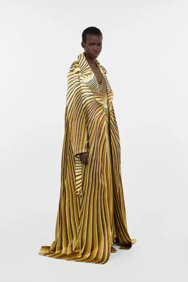 Roberto Cavalli Silk trench coat with Iside print | Thumbnail 2 Roberto Cavalli Silk trench coat with Iside print | Thumbnail 2