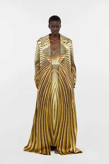 Roberto Cavalli Silk trench coat with Iside print | Thumbnail 7 Roberto Cavalli Silk trench coat with Iside print | Thumbnail 7