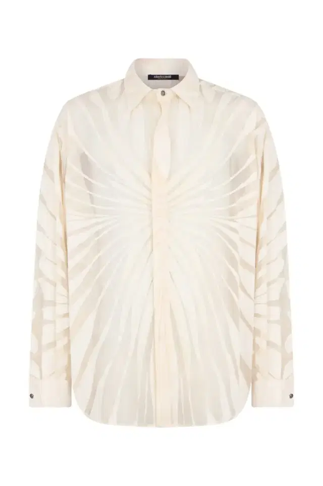 Shirt With Ray Devoré Print