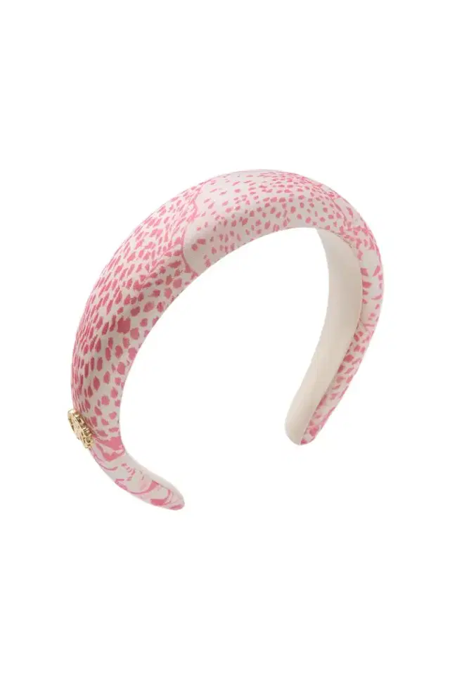 Roberto Cavalli Headband With RC Monogram And Crystals