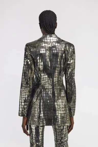 Roberto Cavalli Crocodile Effect Blazer | Thumbnail 3
