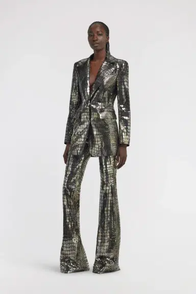 Roberto Cavalli Crocodile Effect Blazer | Thumbnail 5